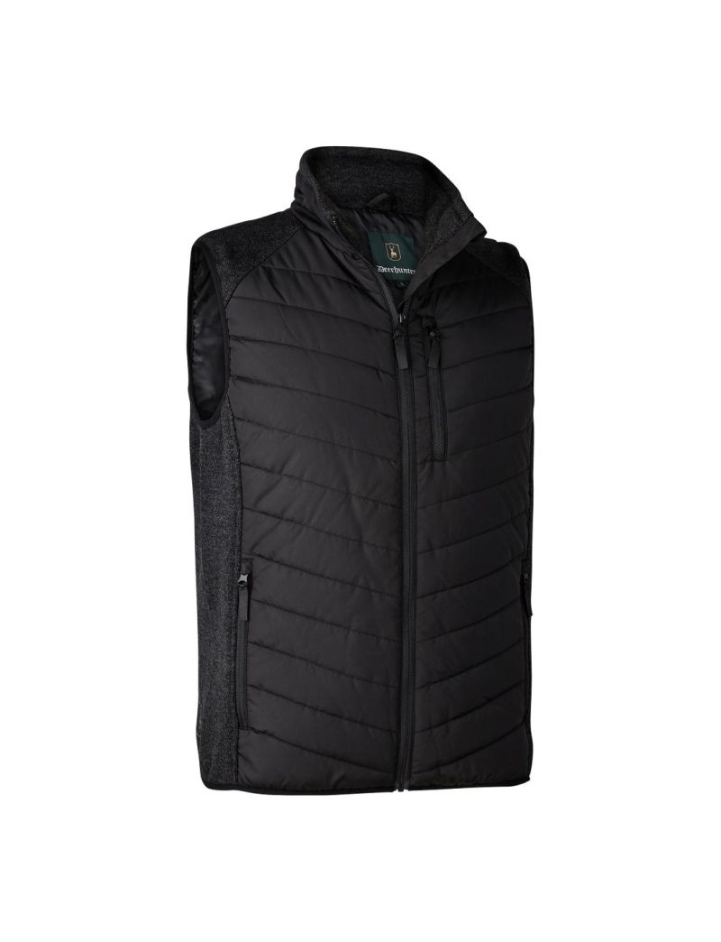 Moor Wattierte Weste mit Strick