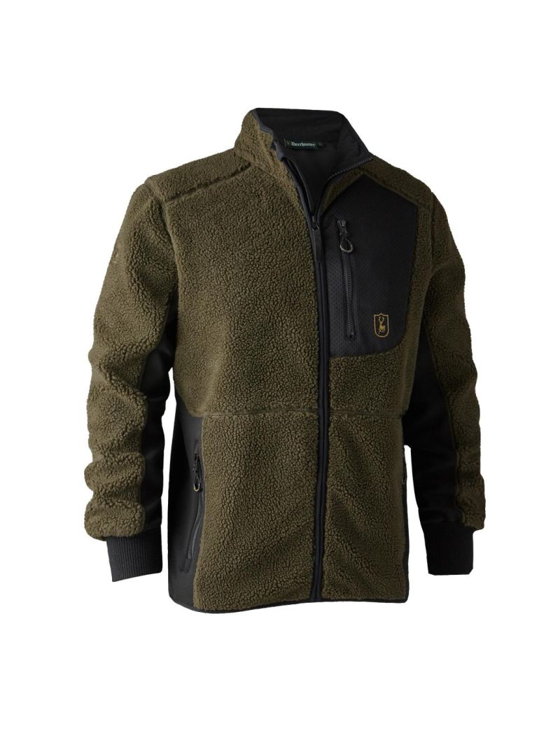 Atlas Fleece Jacke Forest Green/2XL