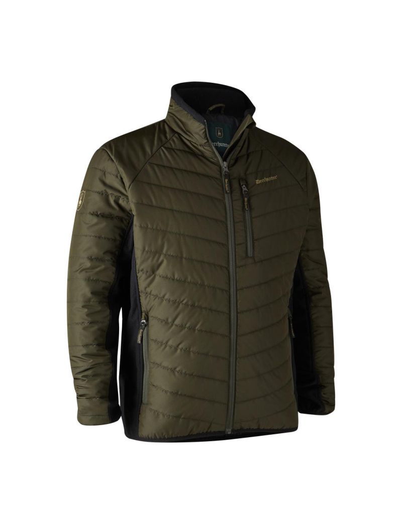 Moor Wattierte Jacke mit Strick Timber/2XL