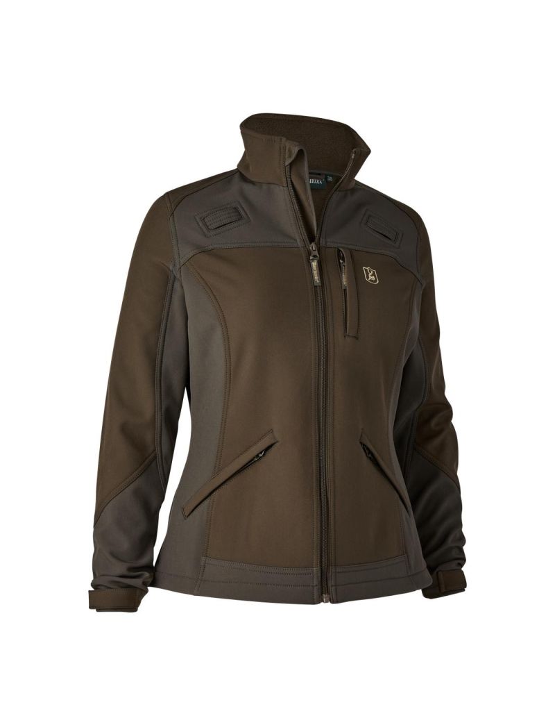 Lady Pam Bonded Fleecejacke - wendbar Orange/36