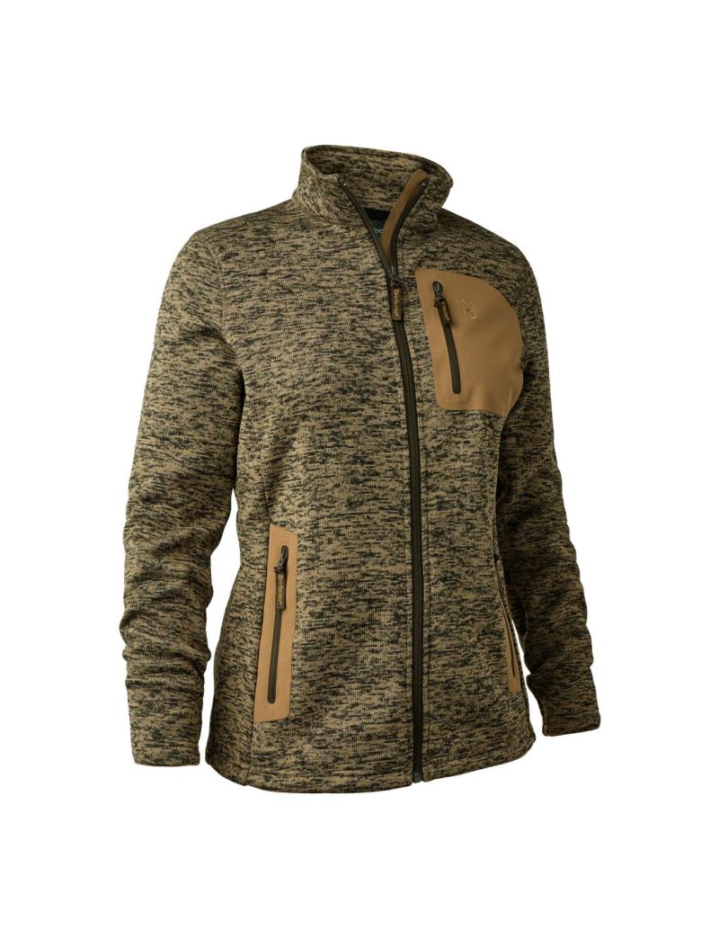 Sarek Strickjacke Butternut melange/2XL