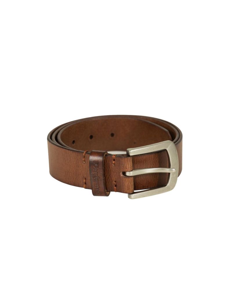 Leder Gürtel Cognac Brown/115 cm