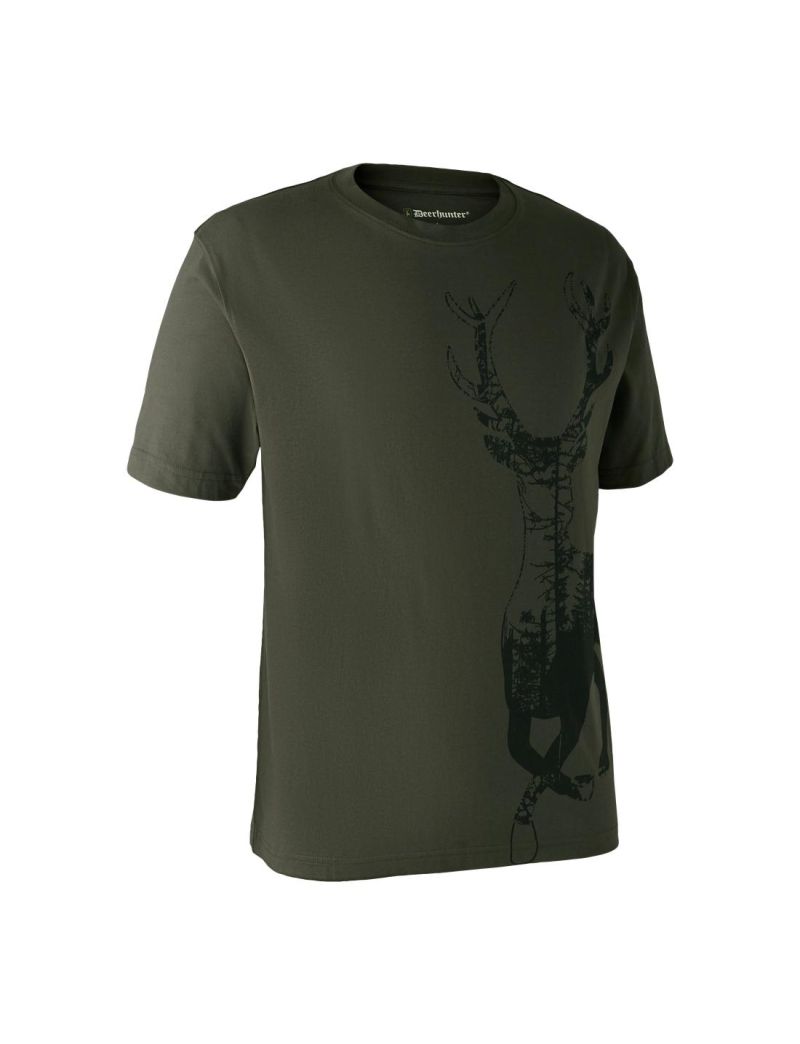 T-shirt mit Hirsch