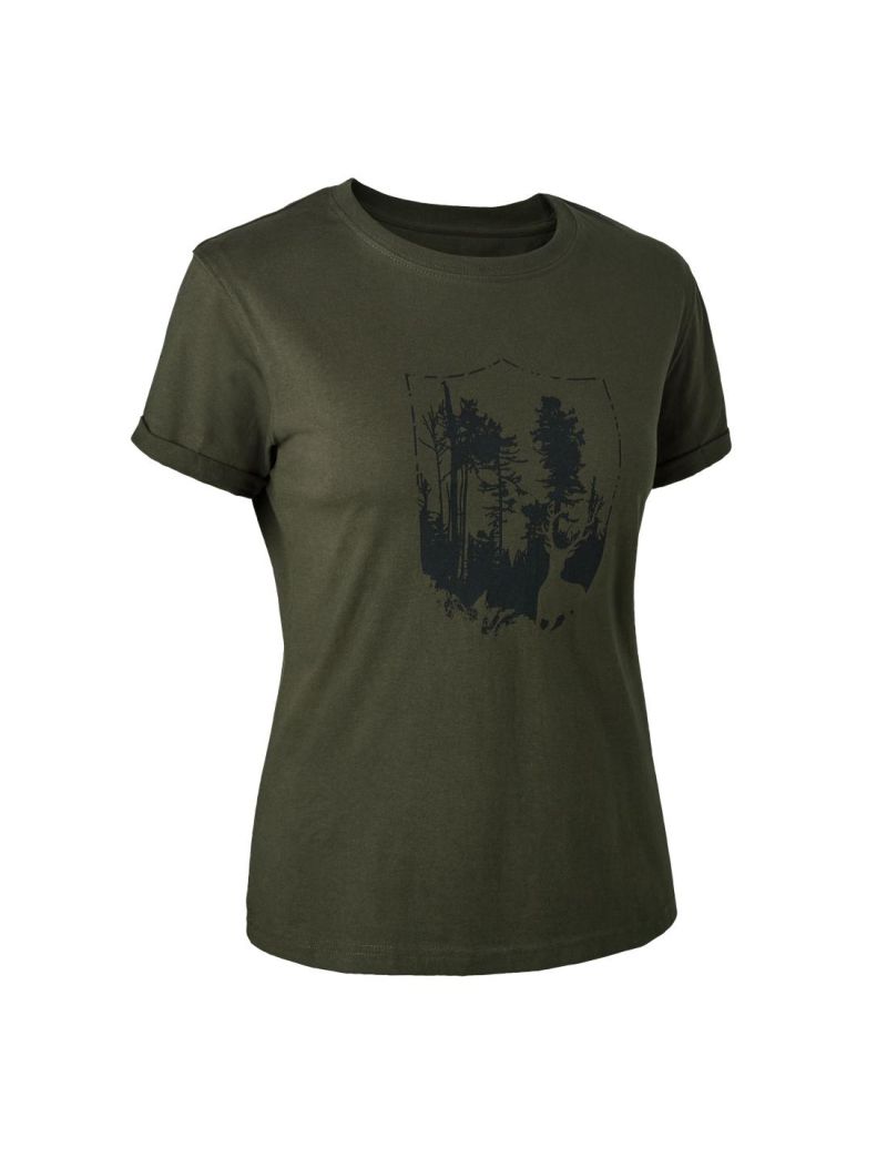 Lady T-Shirt mit Shield-Logo