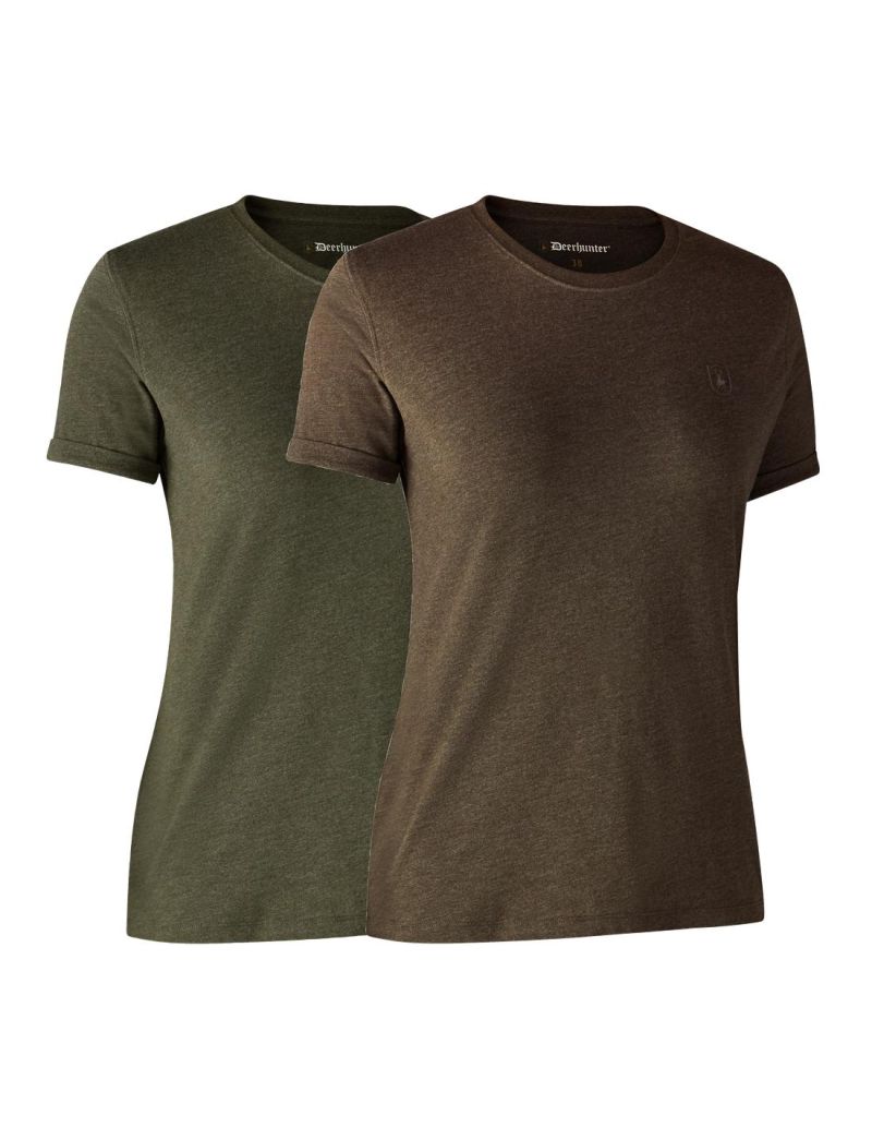 Ladies Basis T-shirt im 2er-Pack