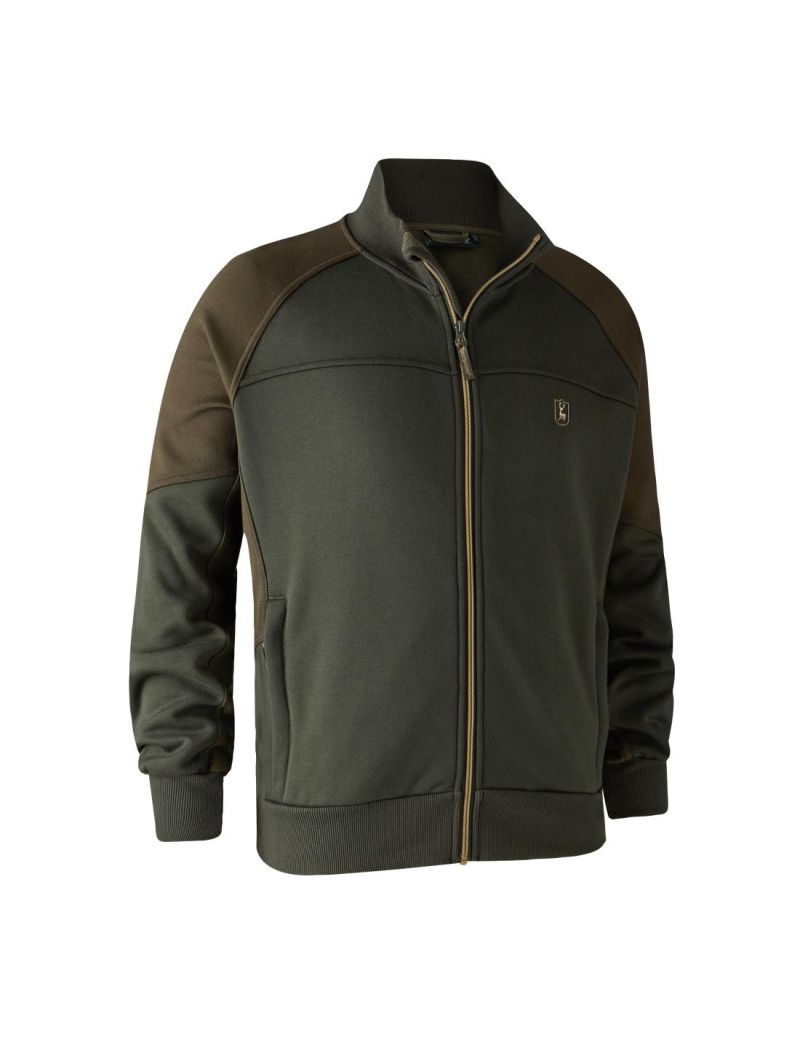 Rogaland Sweatshirt mit Rippstrickkragen