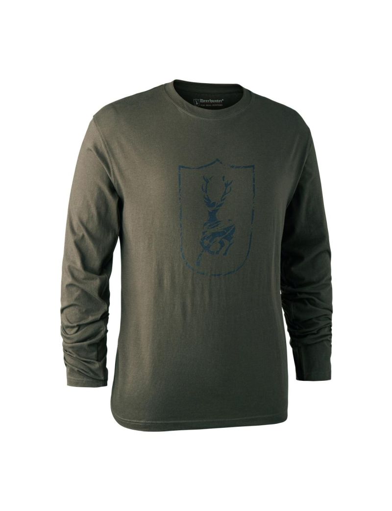 Logo T-Shirt mit langen Ärmeln (8849)