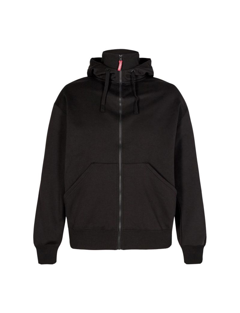 Casual Kapuzenjacke mit Kragen