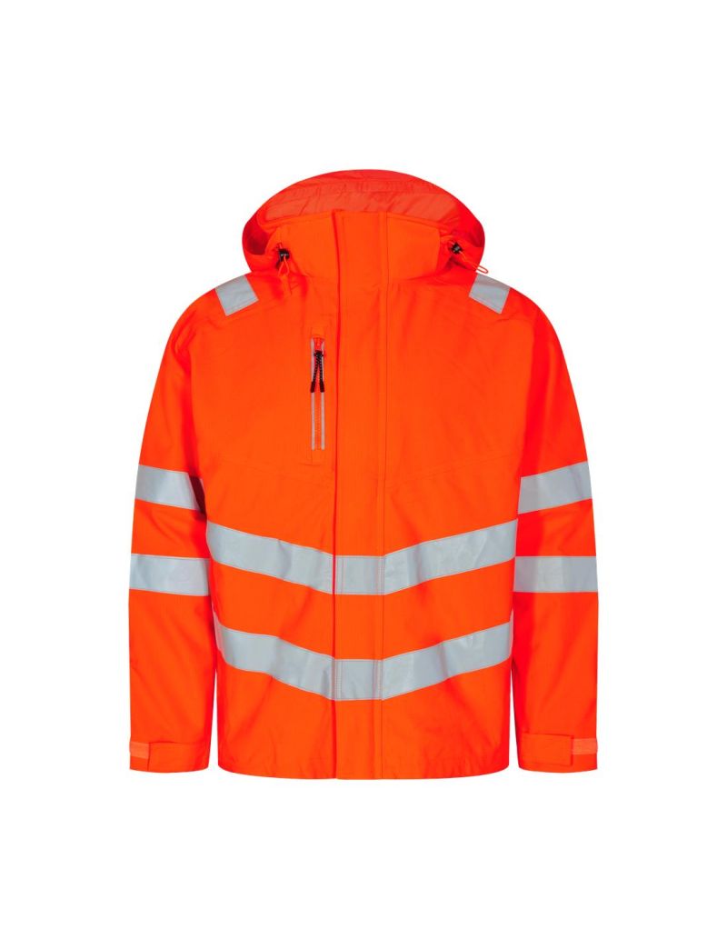 Safety Softshelljacke Orange/Blue ink/2XL