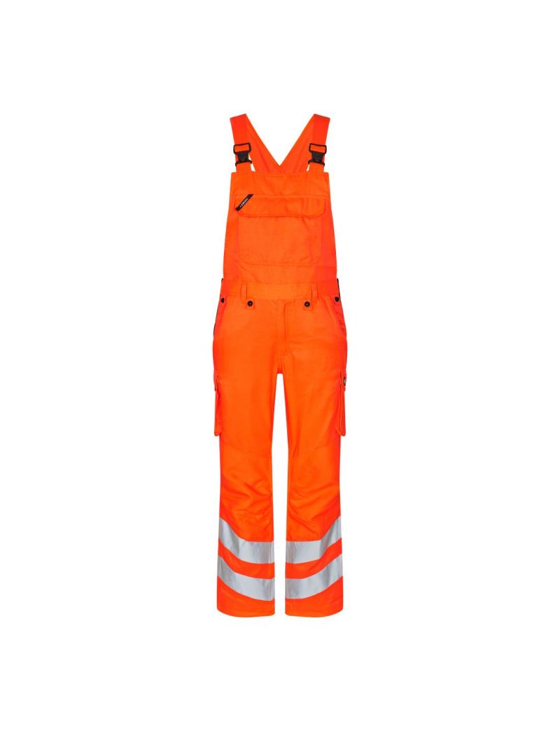 Safety Latzhose Grün/Orange/56