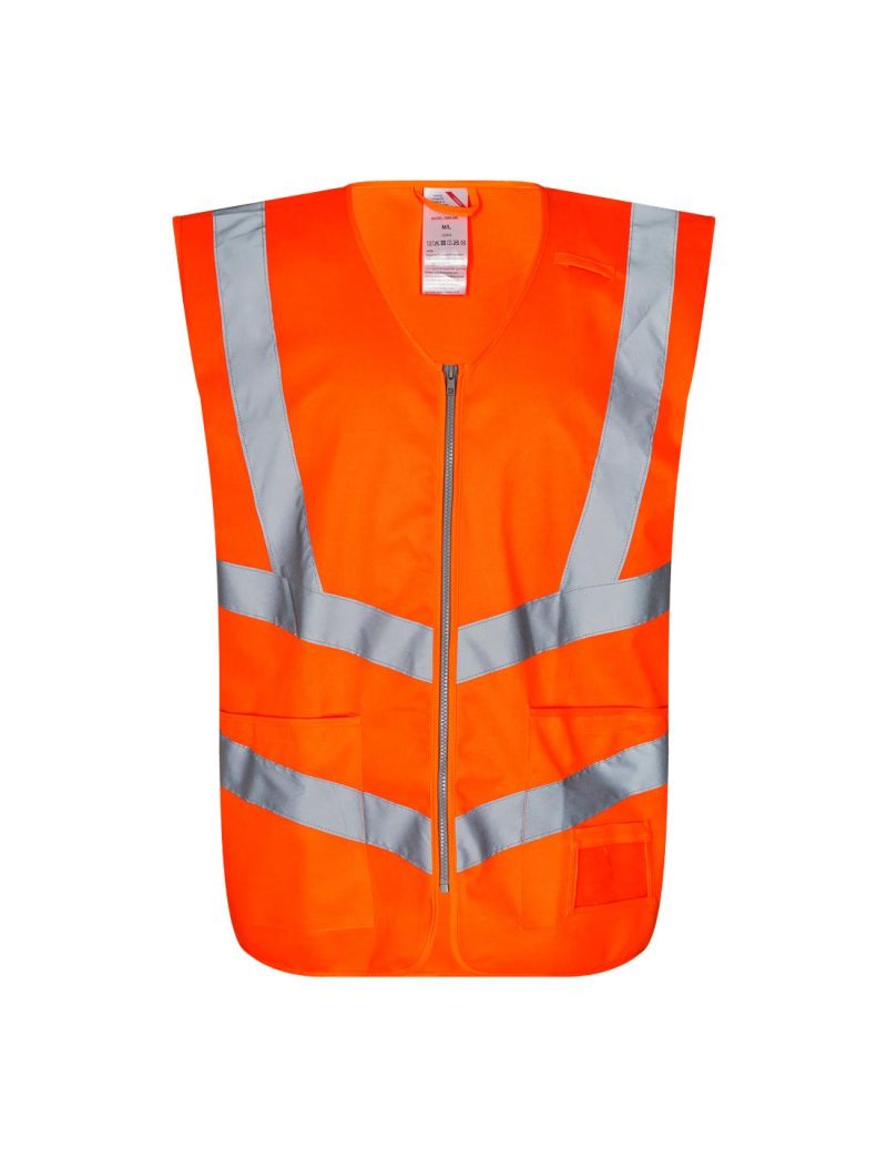 Safety Weste mit Reißverschluss