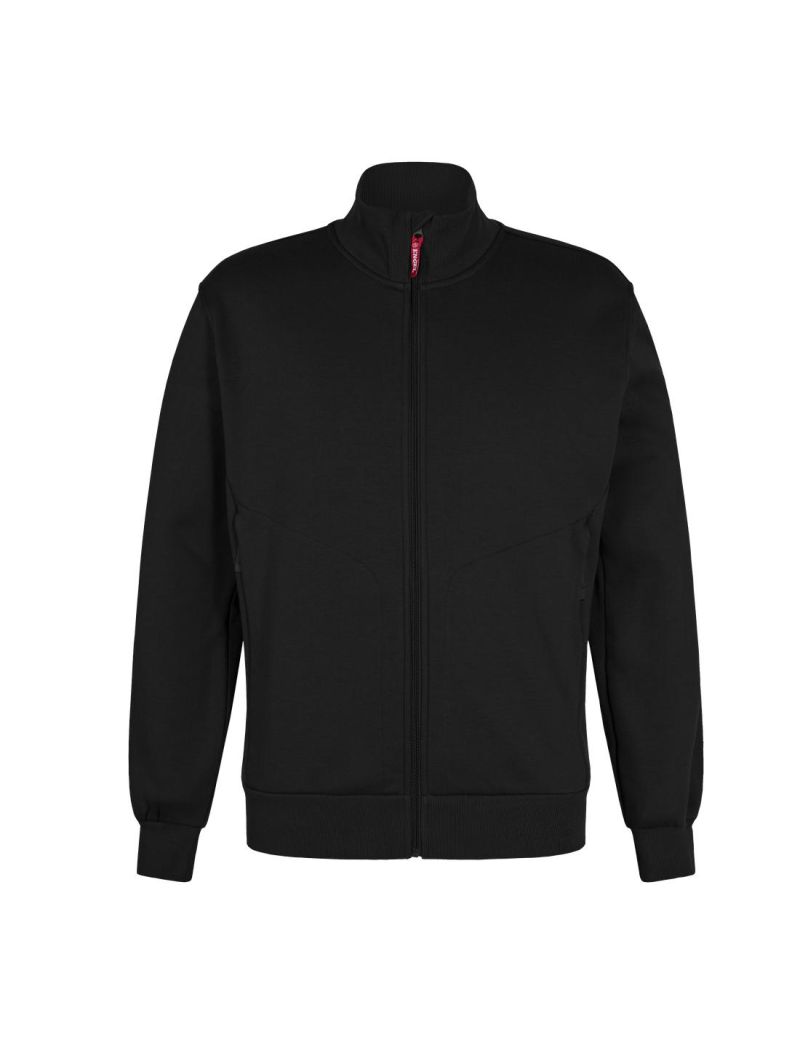 Extend Sweat-Jacke mit hohem Kragen