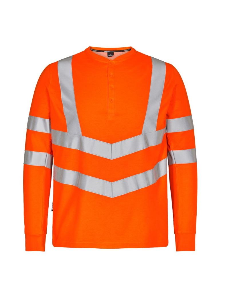 Safety Grandad langarm-Shirt