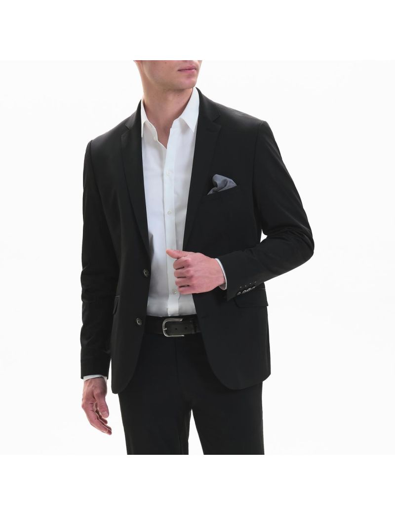 Rückenfreie Traveller Frackweste Black/46
