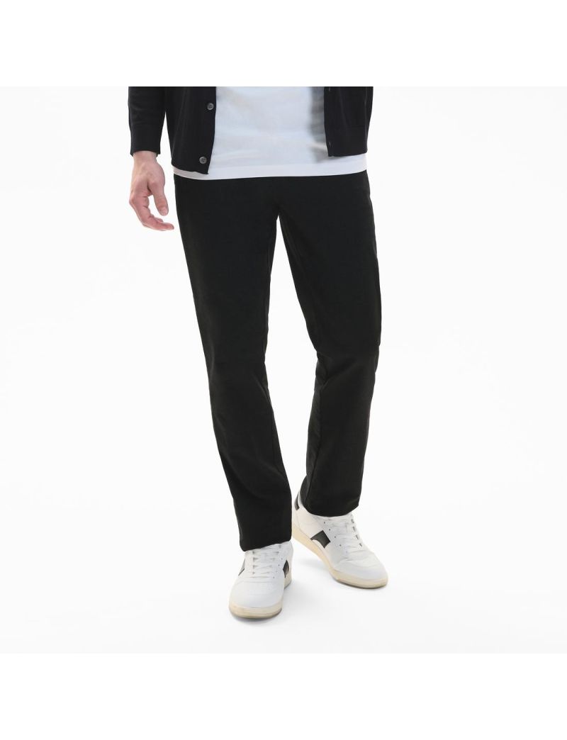 Baumwollhose in Fitted Fit Navy/24 (450169-8005)