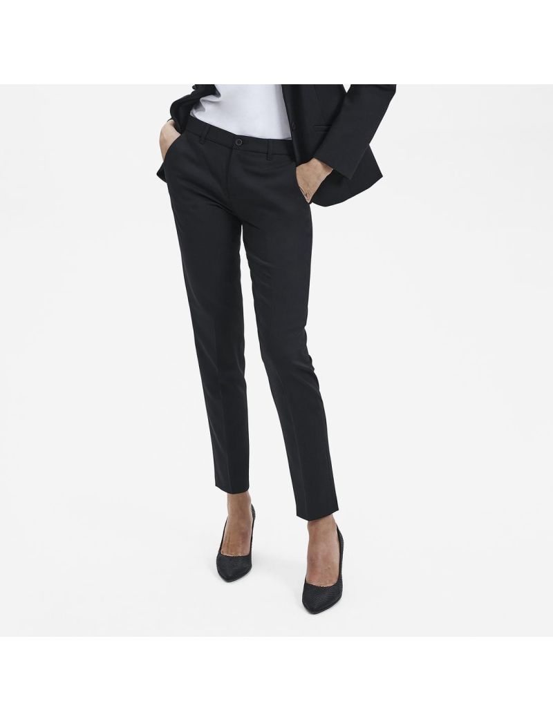 Chinohose für Damen in Modern Fit Black/32/80