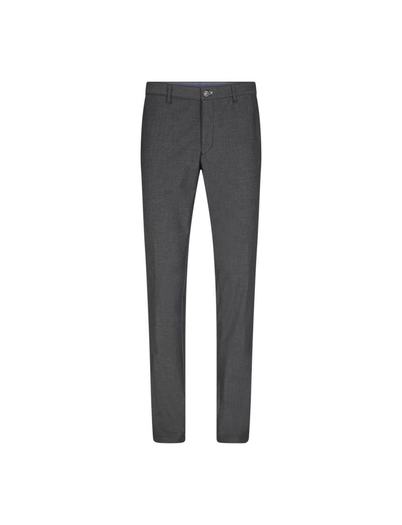Chino in Modern Fit Dark Grey/102