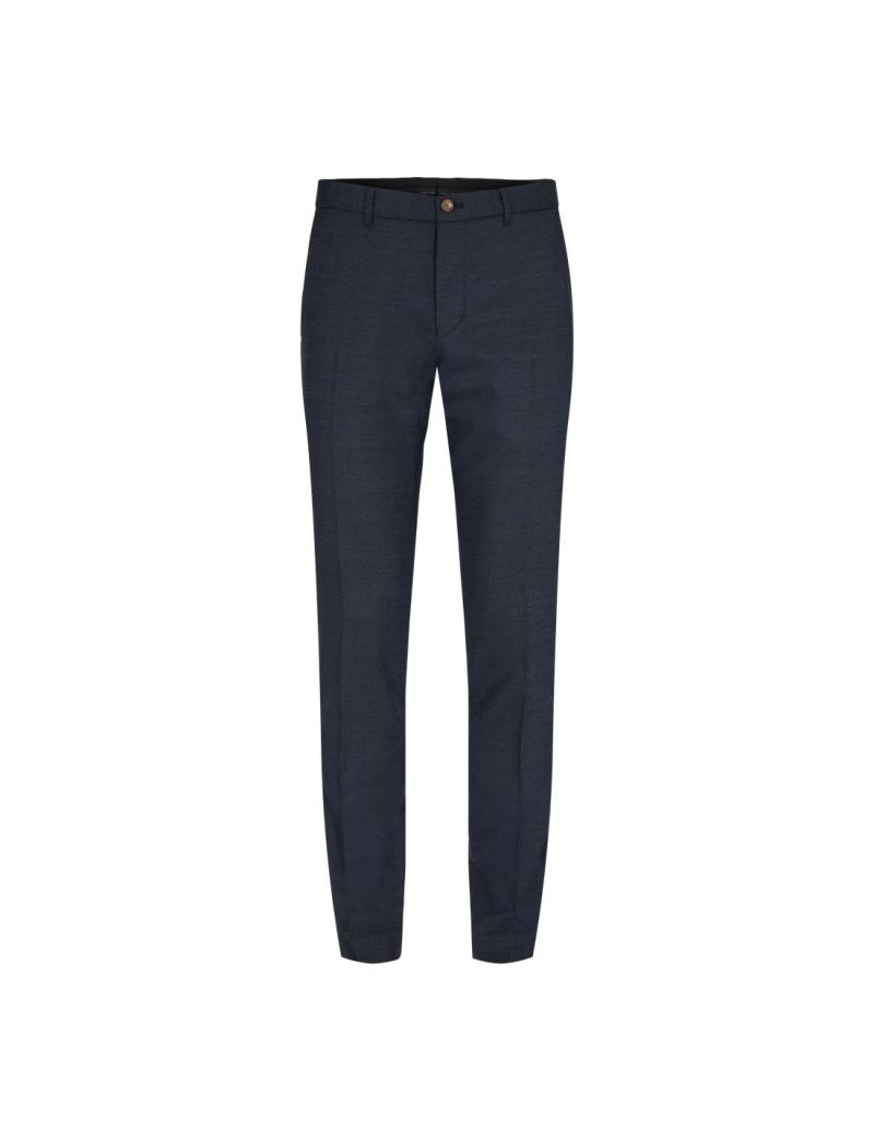 Klassische Hosen in Fitted Fit Indigo/102