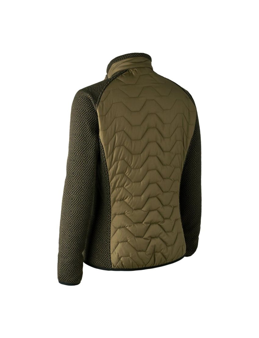 Lady Beth Wattierte Jacke mit Strick