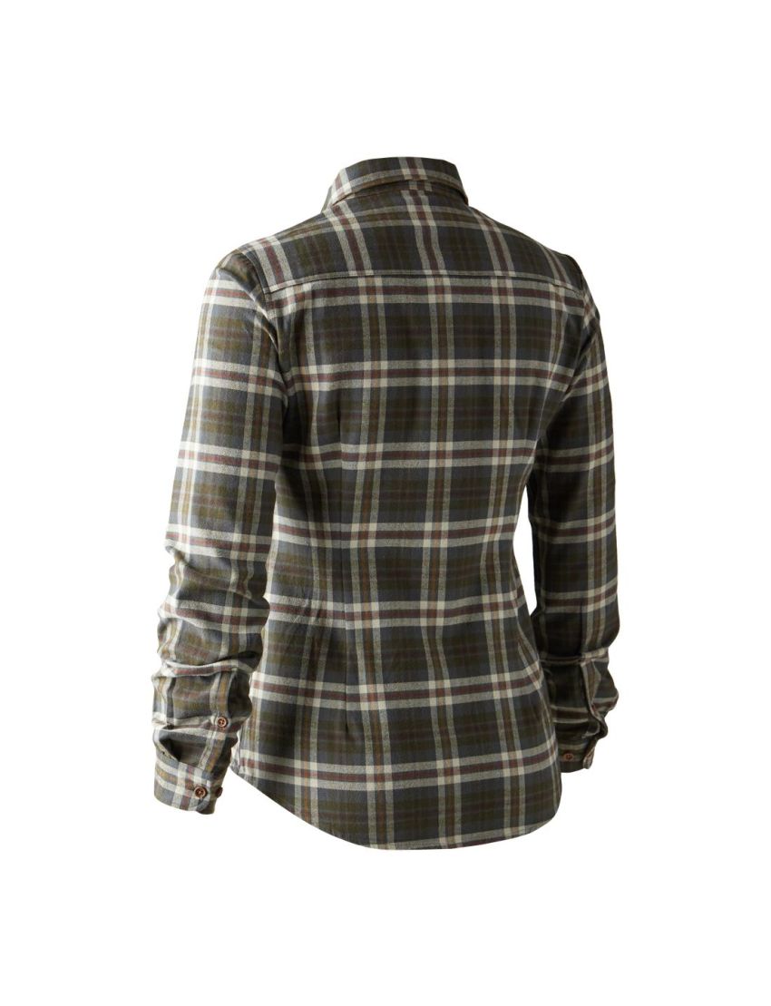 Kombi Hosenträge, Knöpfe un Clipse Walnut/130 cm