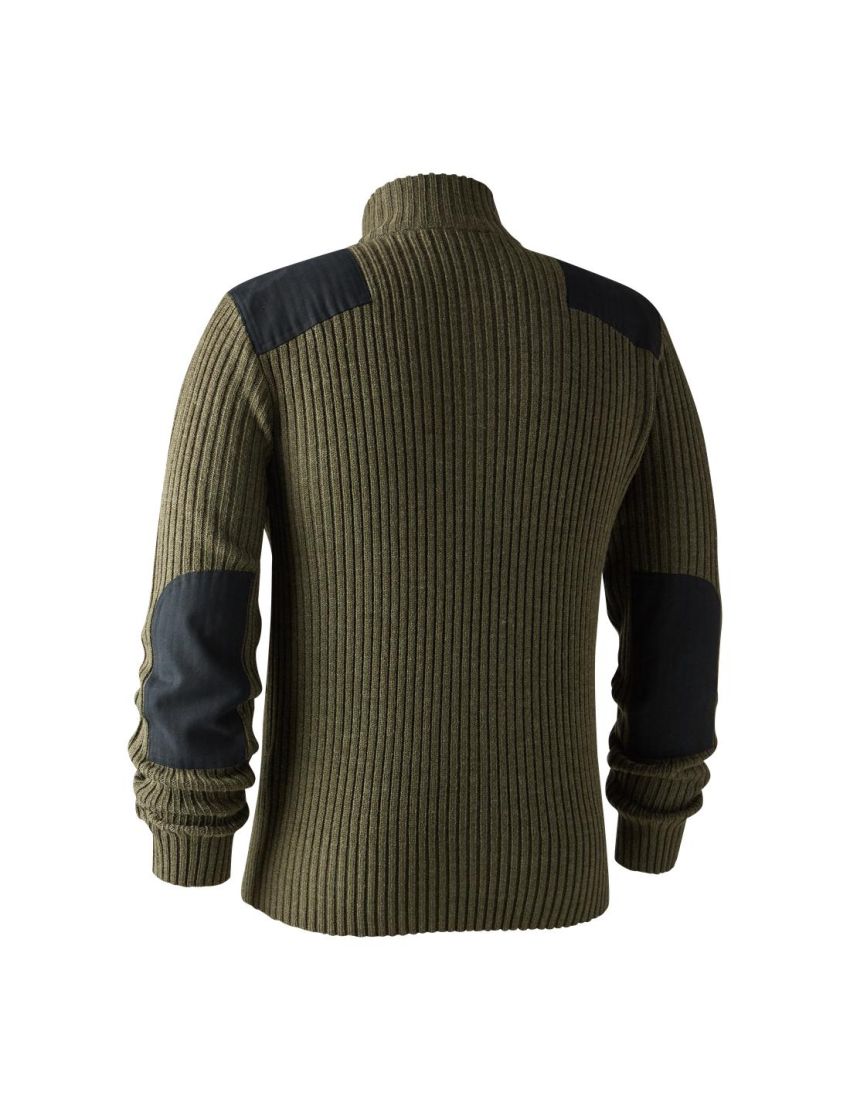 Rogaland Strickpullover mit Reißverschluss