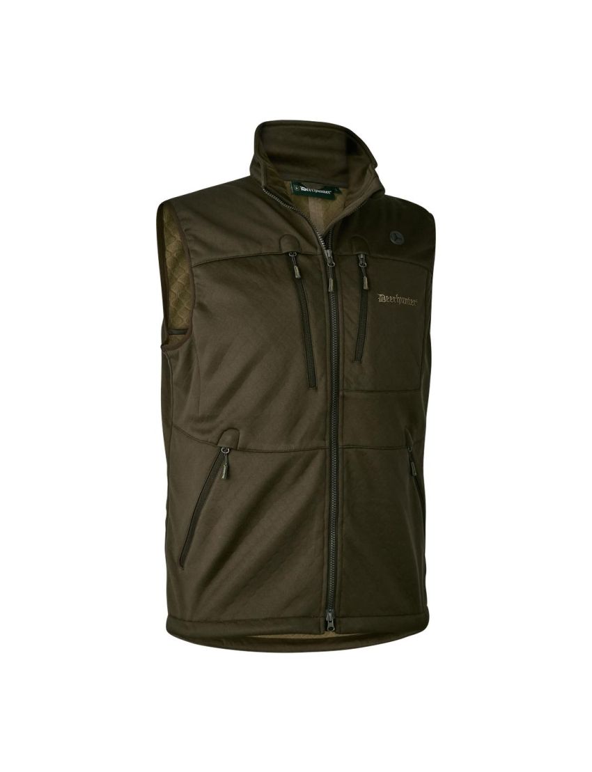 Lady Pam Bonded Fleeceweste Graphite Green Melange/36