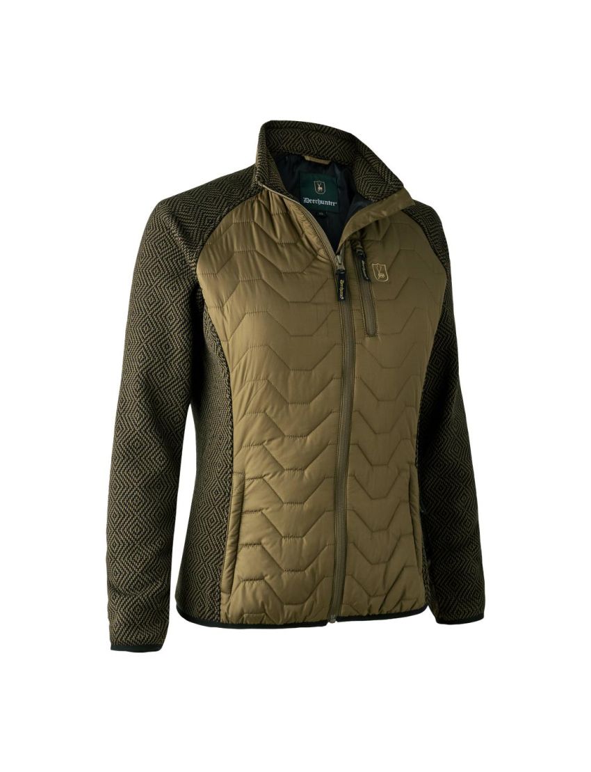 Lady Beth Wattierte Jacke mit Strick