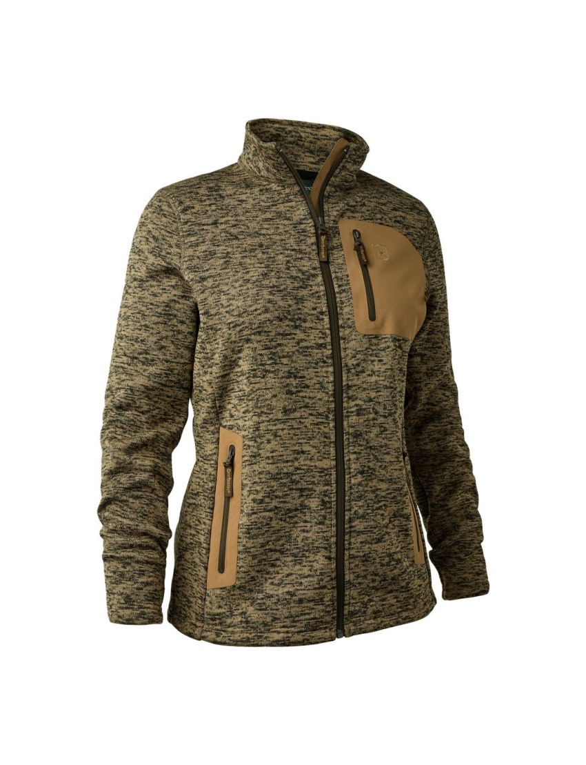 Sarek Strickjacke Butternut melange/2XL