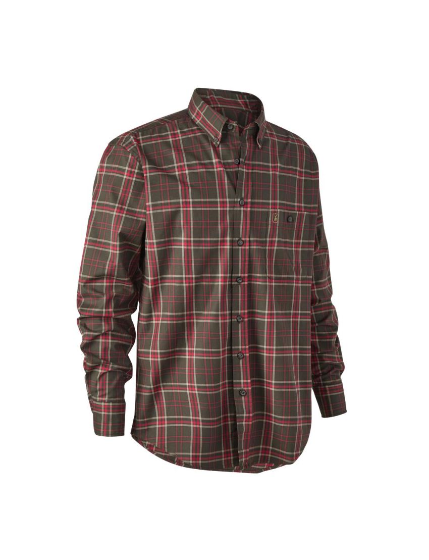 Mateo Hemd Green Check/39/40