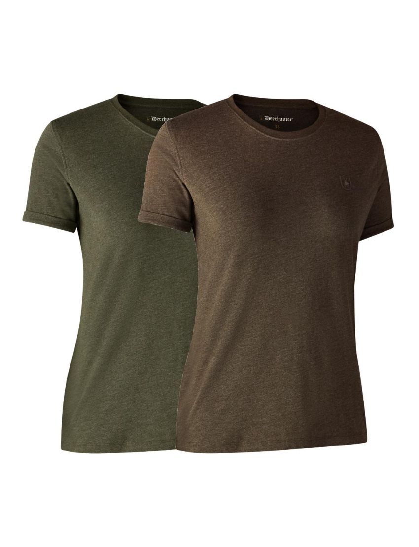 Ladies Basis T-shirt im 2er-Pack