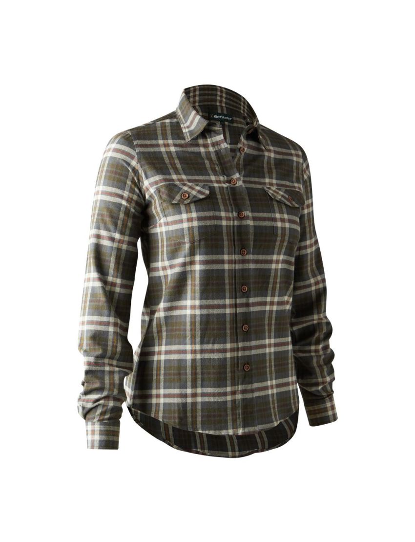 Kombi Hosenträge, Knöpfe un Clipse Walnut/130 cm