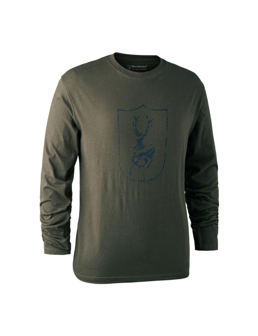 Logo T-Shirt mit langen Ärmeln (8849)