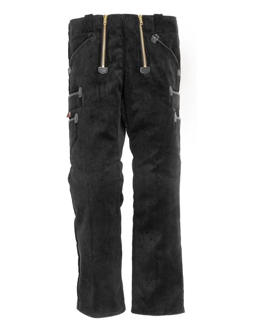 FHB EGON Zunfthose Trenkercord Dreidraht mit Echtleder