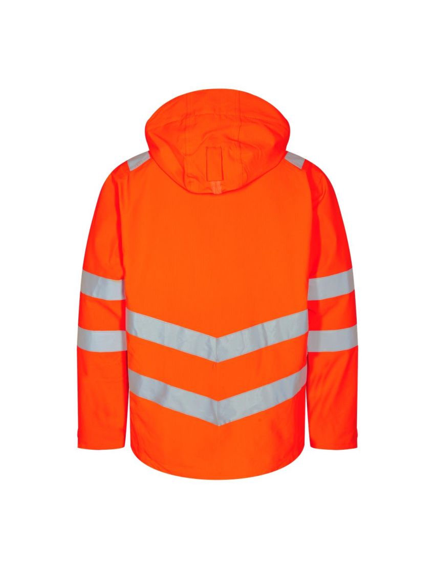 Safety Softshelljacke Orange/Blue ink/2XL