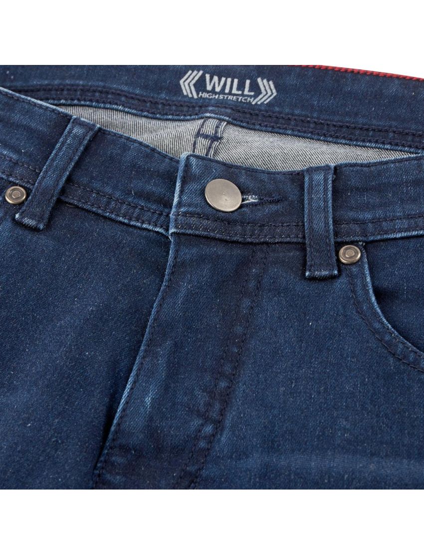 Jeans mit Schenkeltasche