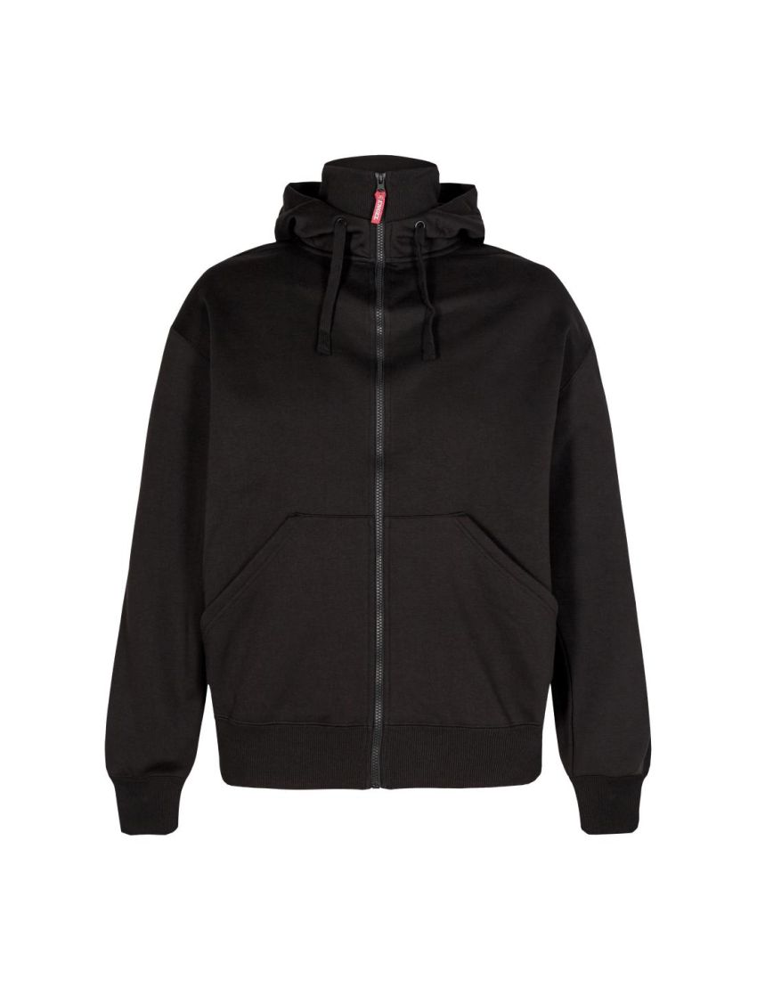 Casual Kapuzenjacke mit Kragen