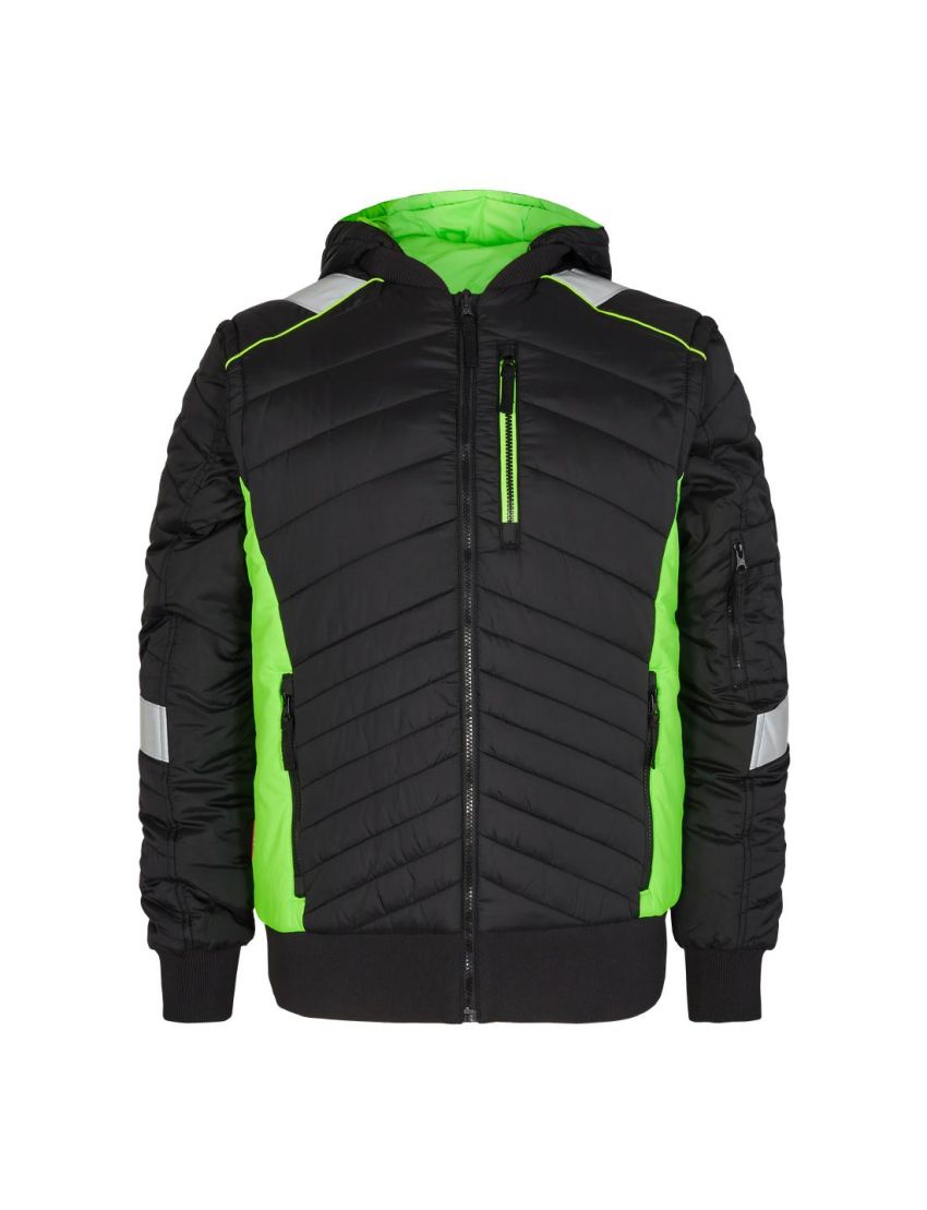 Cargo Winterjacke Blue Ink/Gelb/2XL