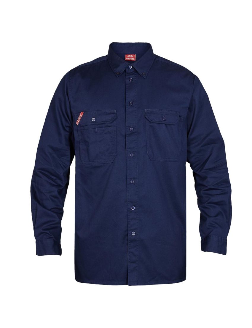 Extend Baumwolle langärmliges Herrenhemd