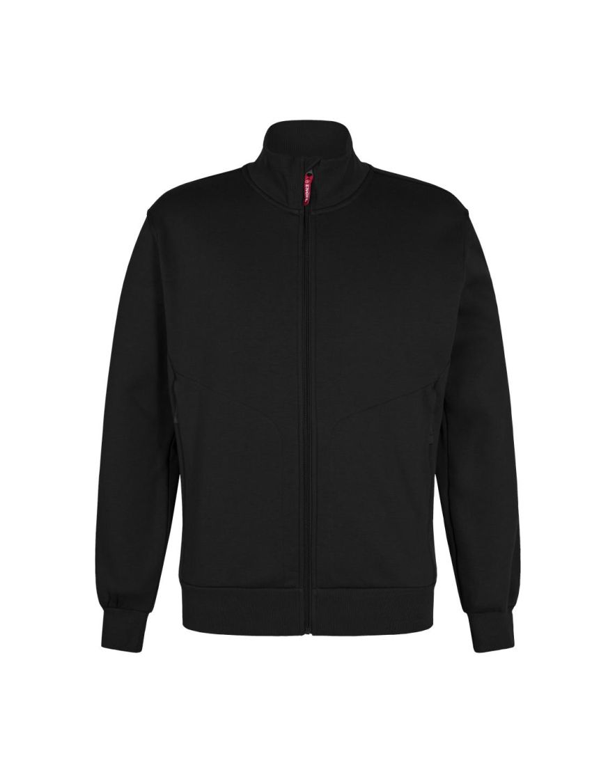 Extend Sweat-Jacke mit hohem Kragen