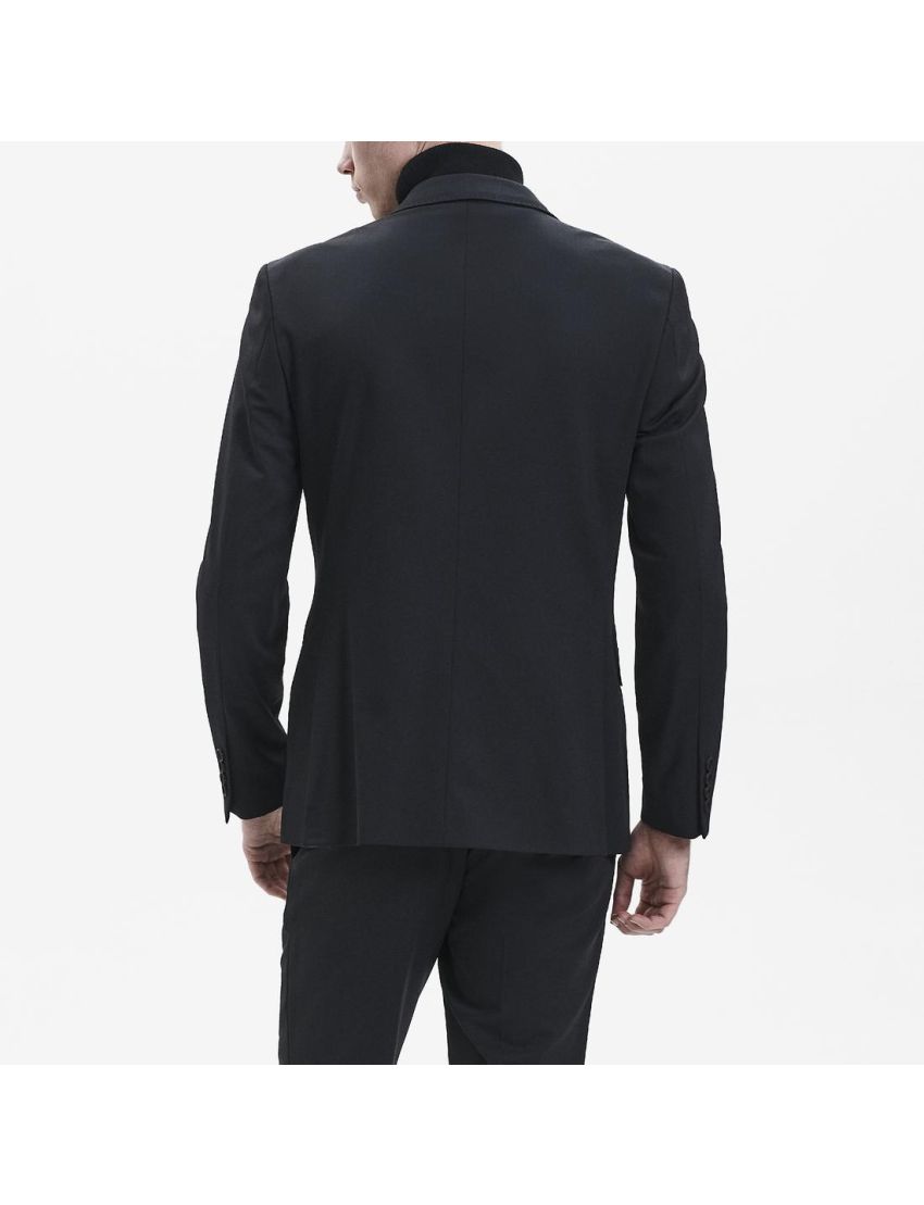 Wollblazer in Modern Fit Charcoal/102