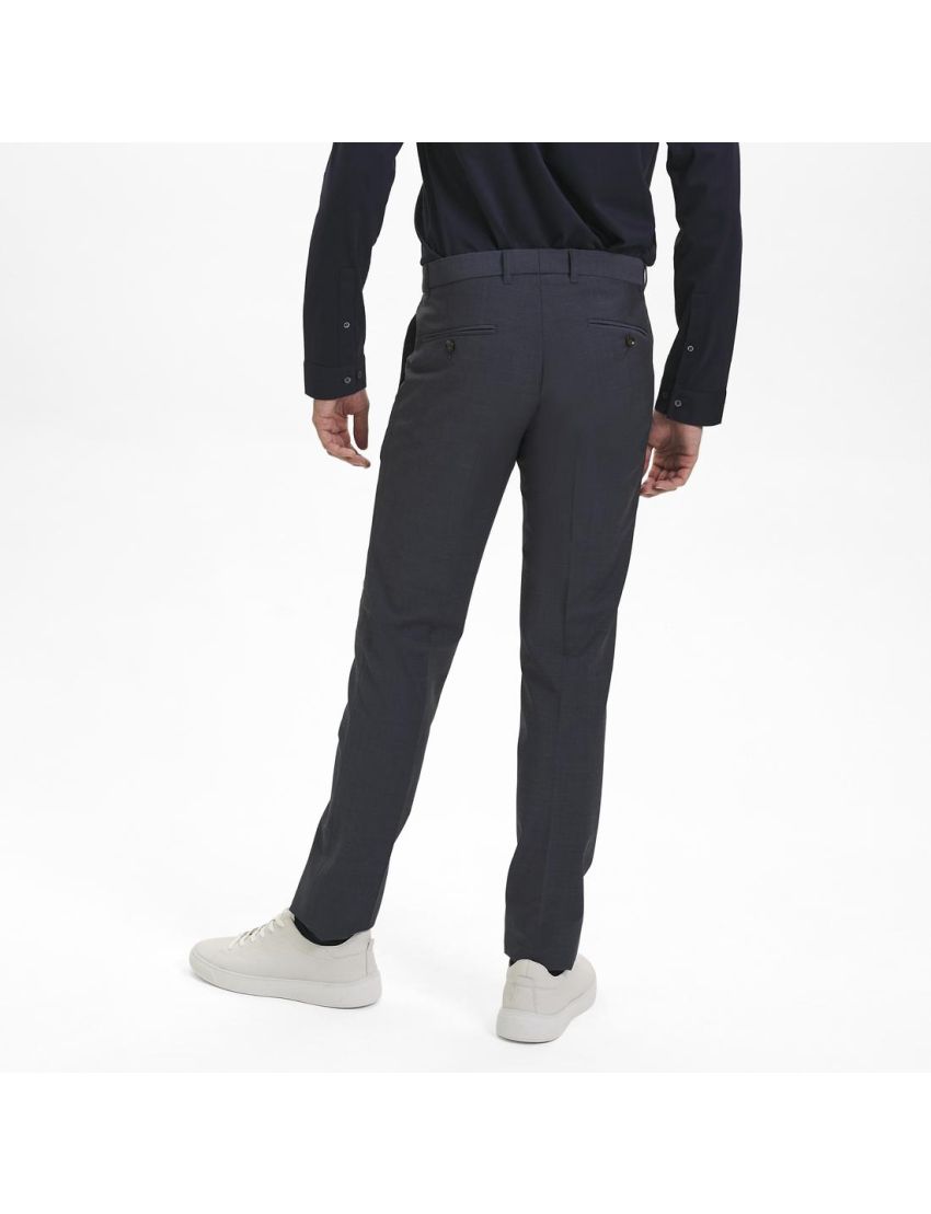 Wollhosen in Fitted Fit Navy/102