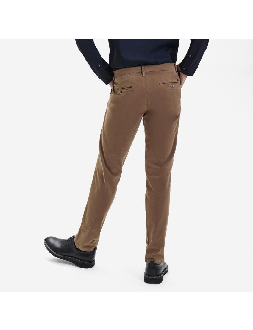 Baumwollhose in Fitted Fit Navy/23