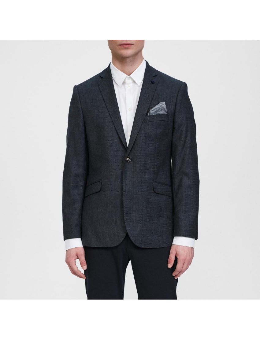 Wollblazer in Modern Fit Navy/102