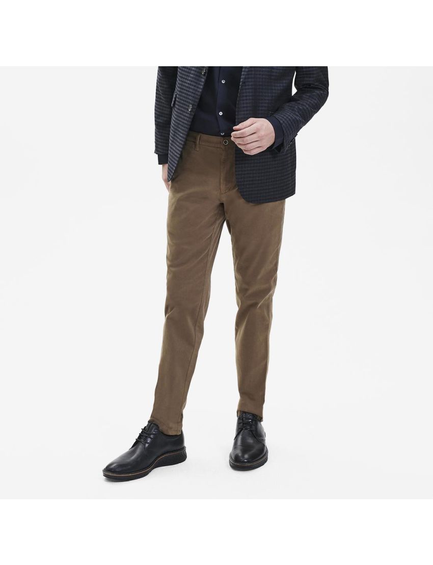 Baumwollhose in Fitted Fit Navy/23