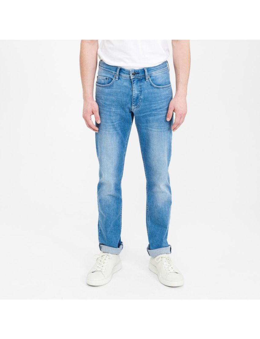 Klassische Traveller Hosen in Slim Fit  Black/102