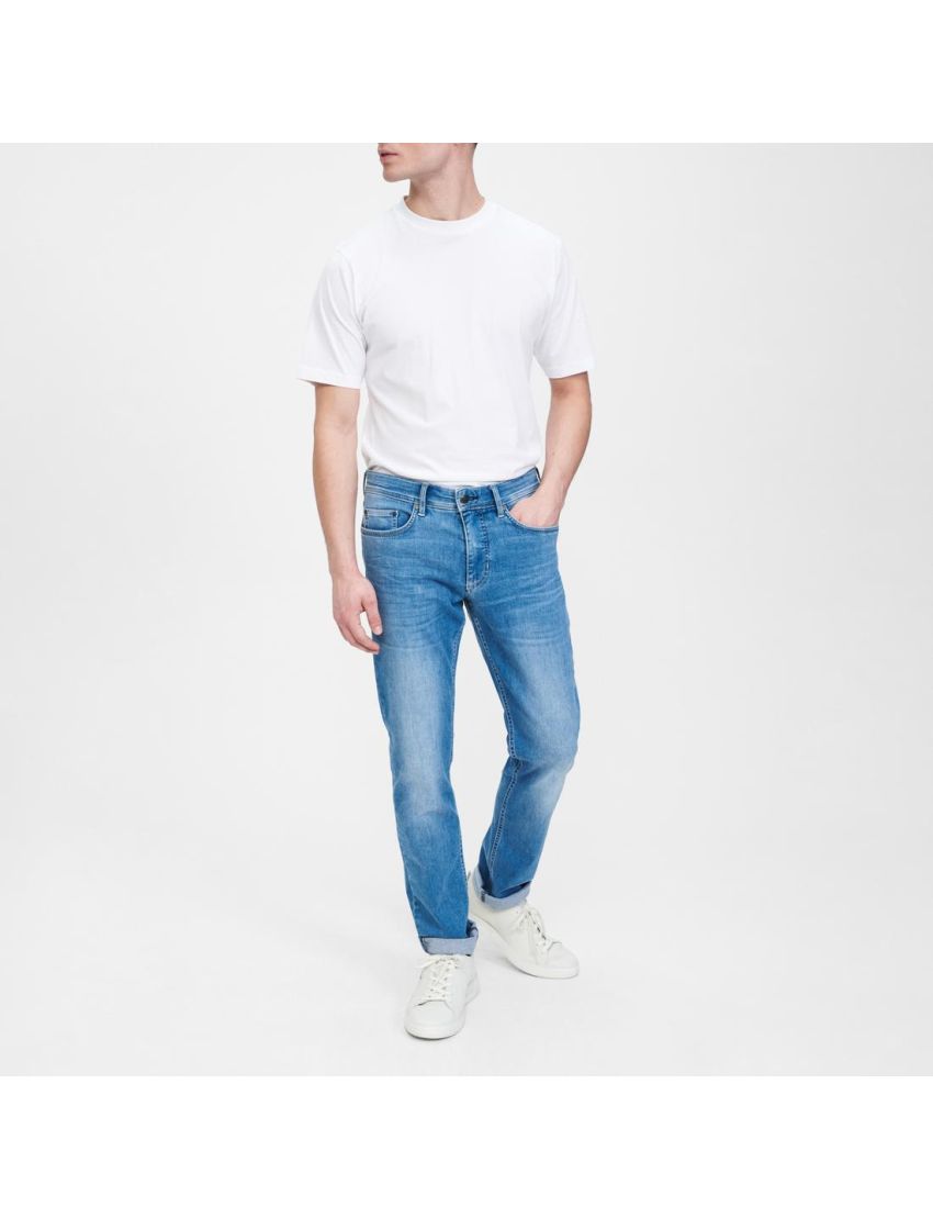 Klassische Traveller Hosen in Slim Fit  Black/102