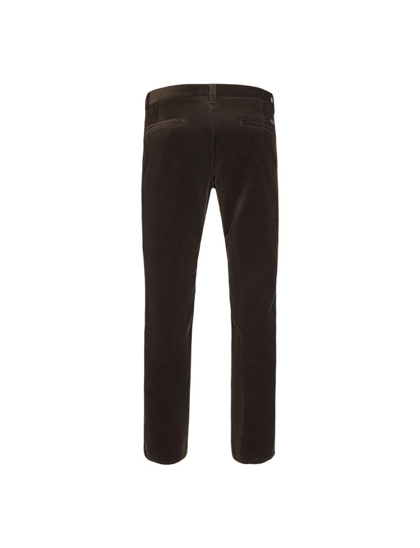 Klassische Cordhosen in Modern Fit Khaki/102