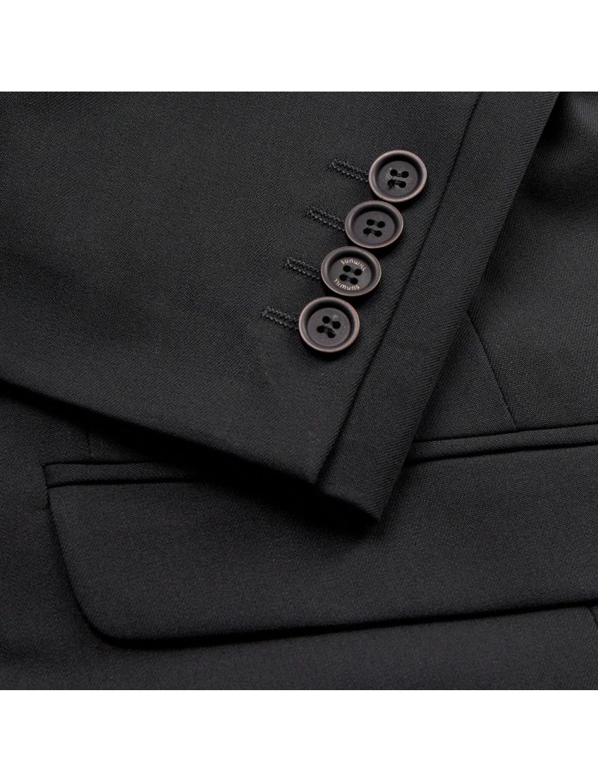 Wollblazer in Modern Fit Charcoal/102