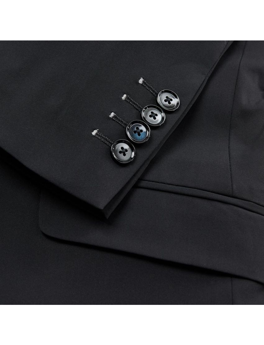 Rückenfreie Traveller Frackweste Black/46