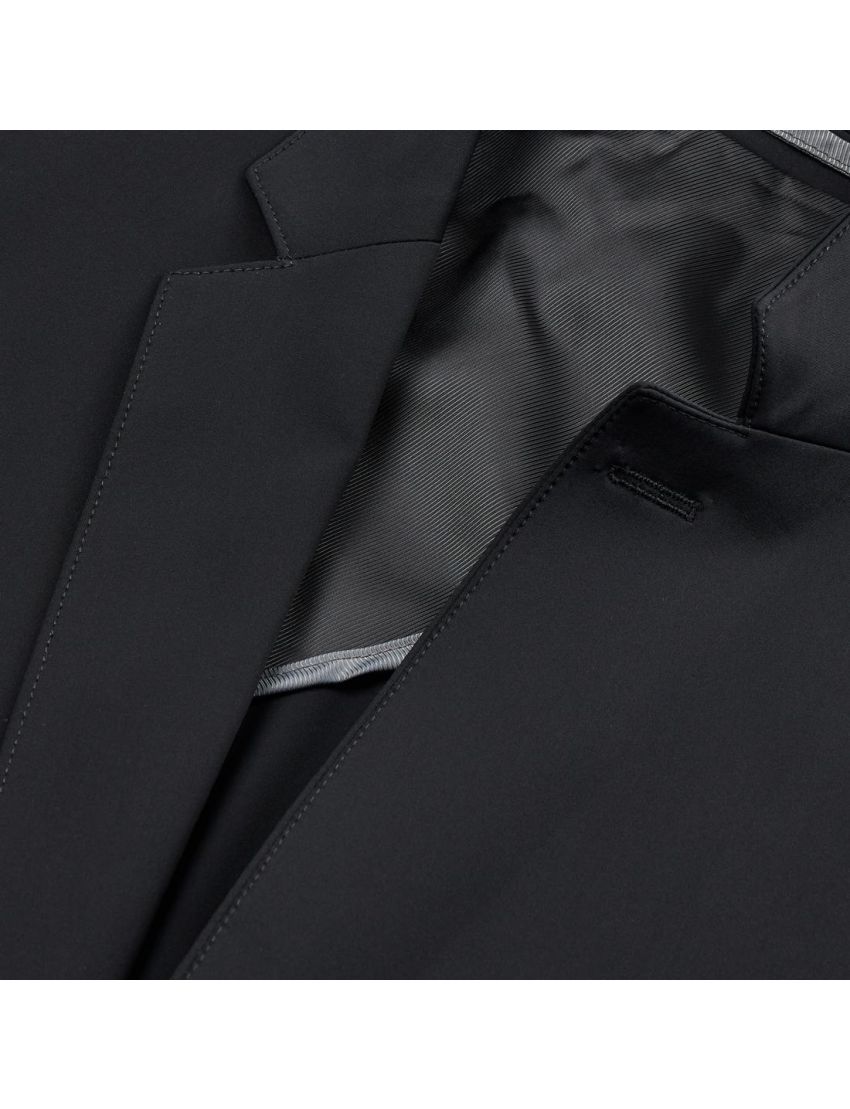 Rückenfreie Traveller Frackweste Black/46